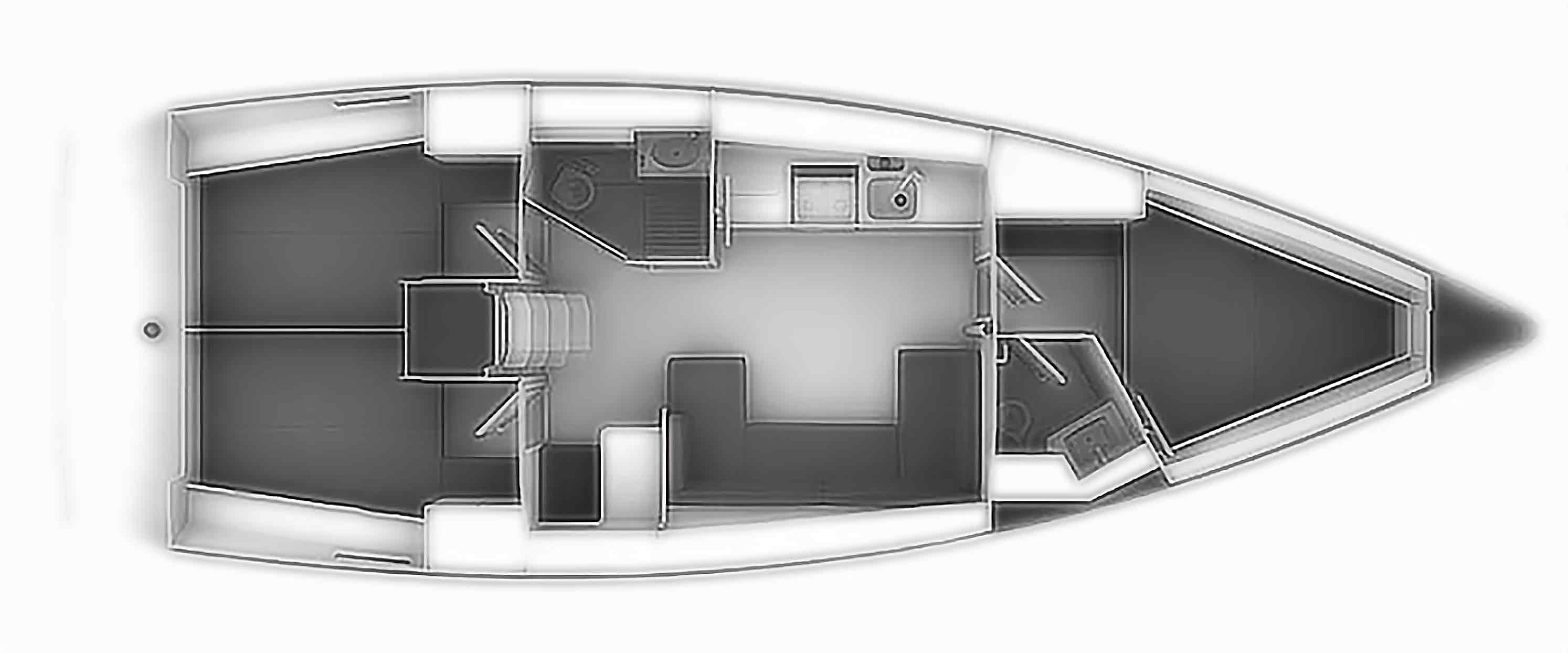 Bavaria 41 Cr Layout